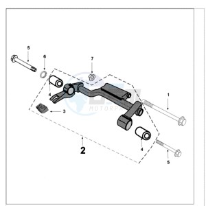 TWEET 50 PMX drawing ENGINEMOUNT