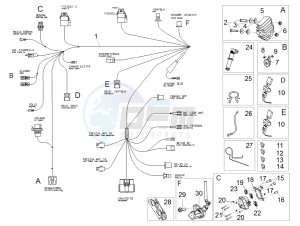 RS 125 RS 4T E4 ABS (EMEA) drawing Front electrical system