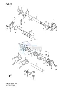 LT-A700X (P17) drawing GEAR SHIFTING