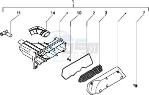 Typhoon 50 m.y. 2004 drawing Air Cleaner