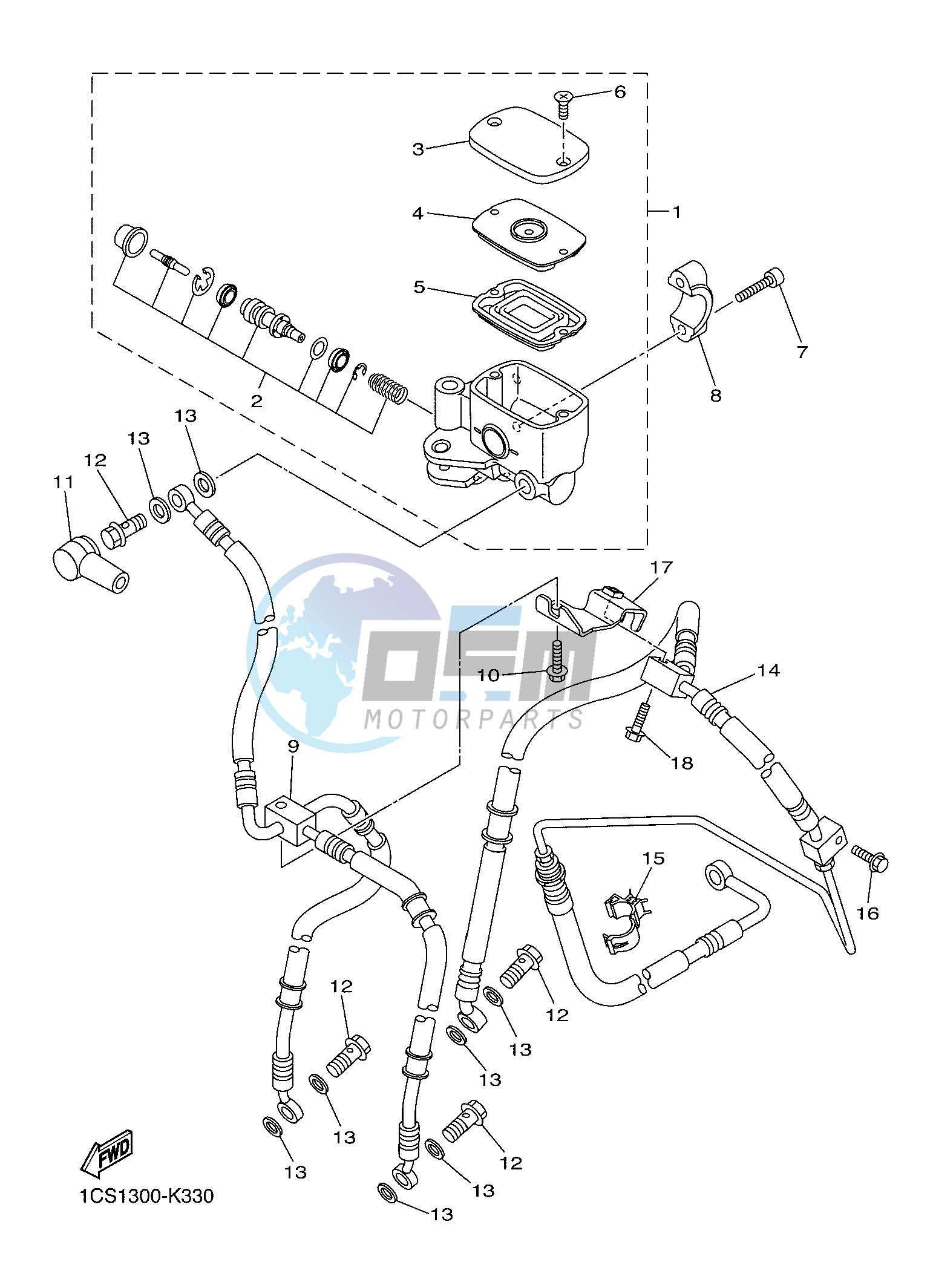 FRONT MASTER CYLINDER