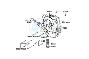 VP 50 drawing Right Crankcase Cover