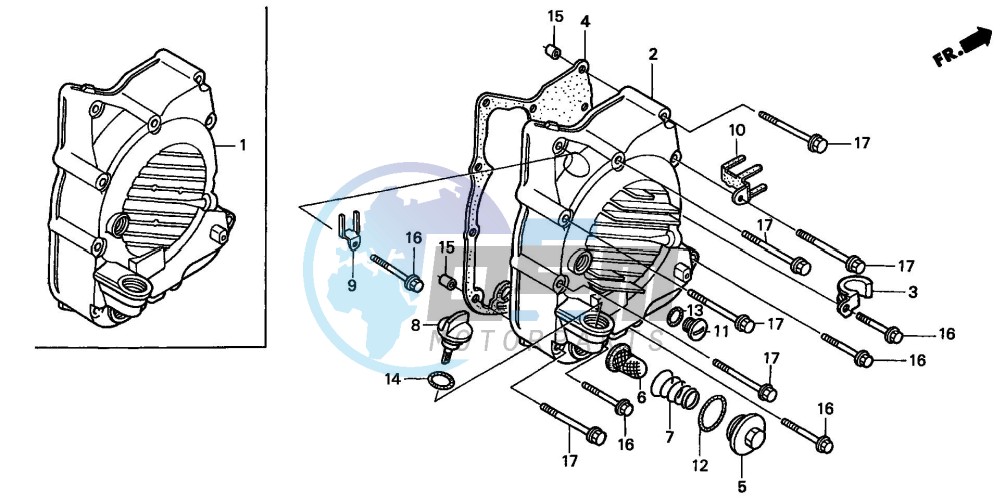 RIGHT CRANKCASE COVER