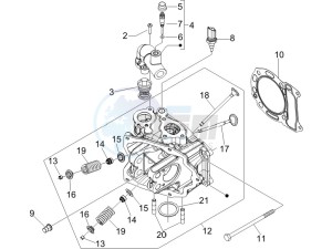 Nexus 250 e3 (UK) UK drawing Cilinder head unit - Valve