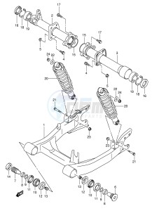 LT-A500F (P24) drawing REAR SWINGINGARM