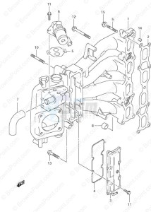 DF 100 drawing Intake Manifold