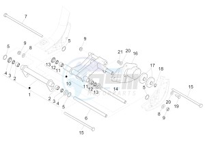 Liberty 125 iGet 4T 3V ie ABS (EMEA) drawing Swinging arm