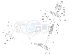 TUONO 1100 V4 RR E4 ABS (APAC) drawing Steering