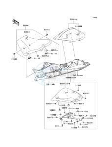 ZX 1000 D [NINJA ZX-10R] (D6F-D7FA) D6F drawing SEAT