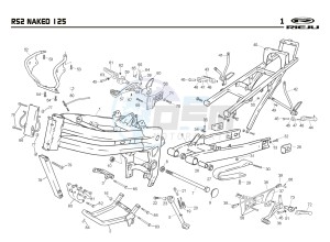 RS2 NAKED 125 drawing CHASSIS