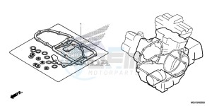 VFR1200XD CrossTourer - VFR1200X Dual Clutch 2ED - (2ED) drawing GASKET KIT B