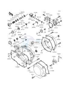 KX 250 J [KX250] (J1) [KX250] drawing ENGINE COVER