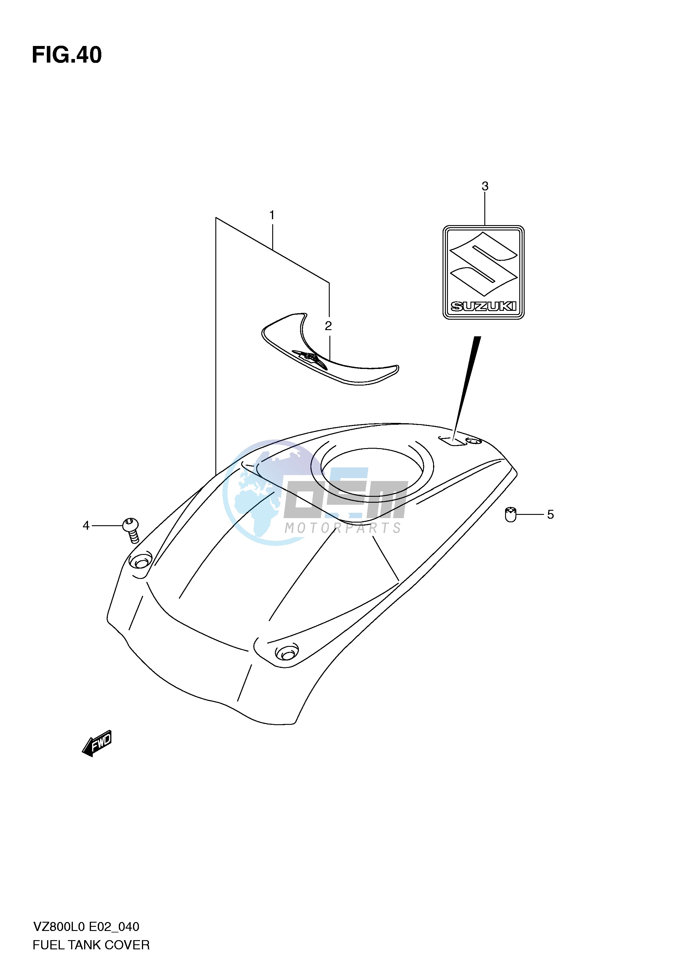 FUEL TANK COVER