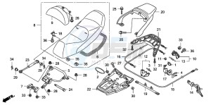 FJS400D SILVER WING drawing SEAT