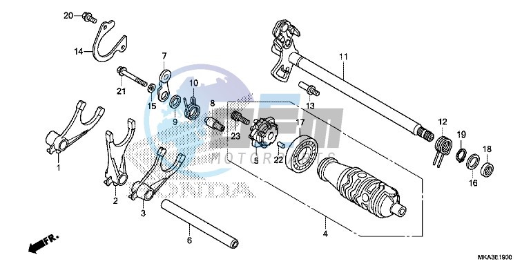 GEARSHIFT DRUM (NC750X/ XA)