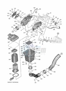 YXF850E YX85FPAN (BARK) drawing INTAKE