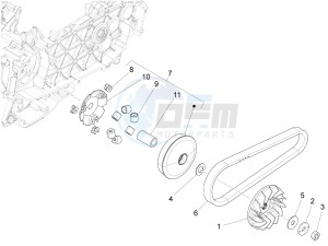 SPRINT 150 4T 3V IGET ABS E4 (NAFTA) drawing Driving pulley