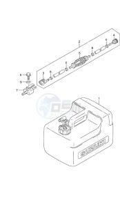 DF 9.9A drawing Fuel Tank