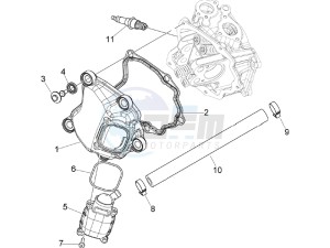 X Evo 250 Euro 3 drawing Cylinder head cover