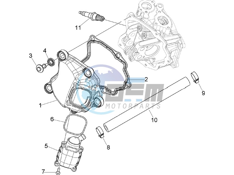 Cylinder head cover