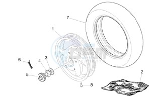 LX 50 2T drawing Rear Wheel