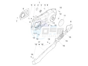 Liberty 125 4T Delivery E3 NEXIVE drawing Crankcase cover - Crankcase cooling