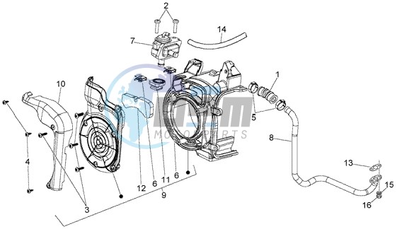 Secondary air box