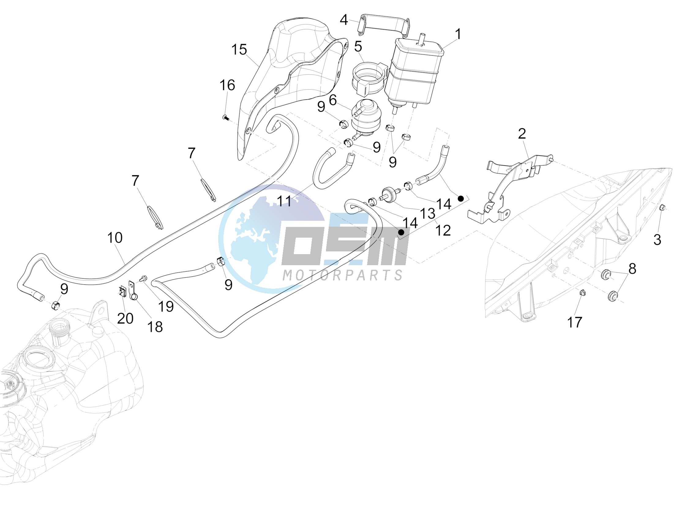 Anti-percolation system