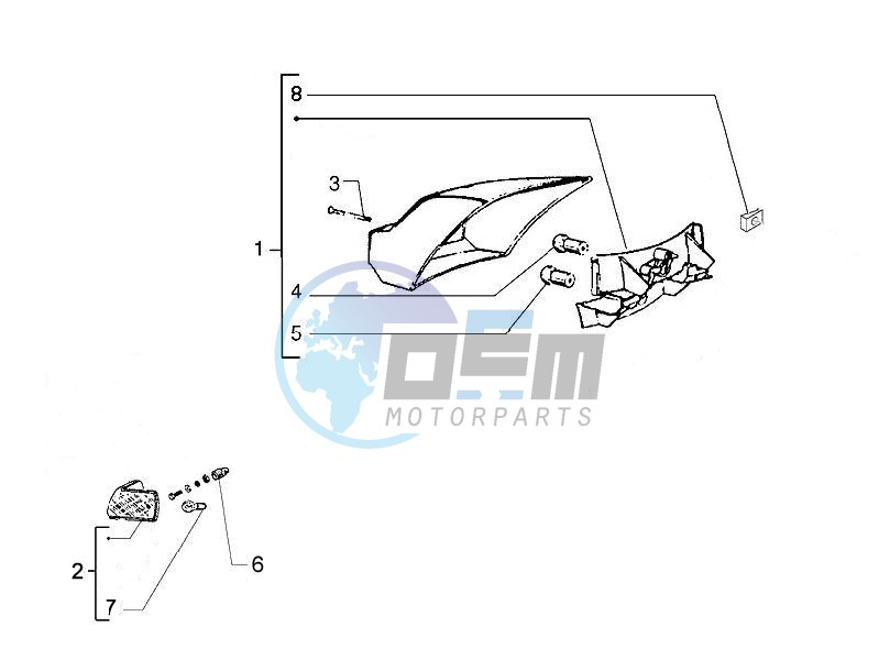 Rear headlamps - Turn signal lamps