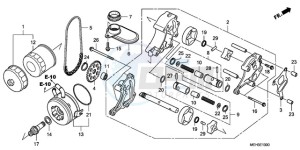 NSA700A9 France - (F / CMF MME) drawing OIL FILTER/OIL PUMP