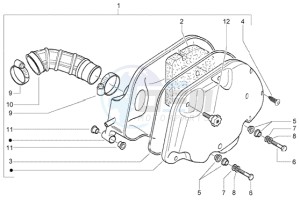 X8 125 PM36200-PM36300 drawing Air filter