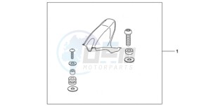 CBR1000RR9 Australia - (U / MME) drawing CARBON FIBER HUGGER