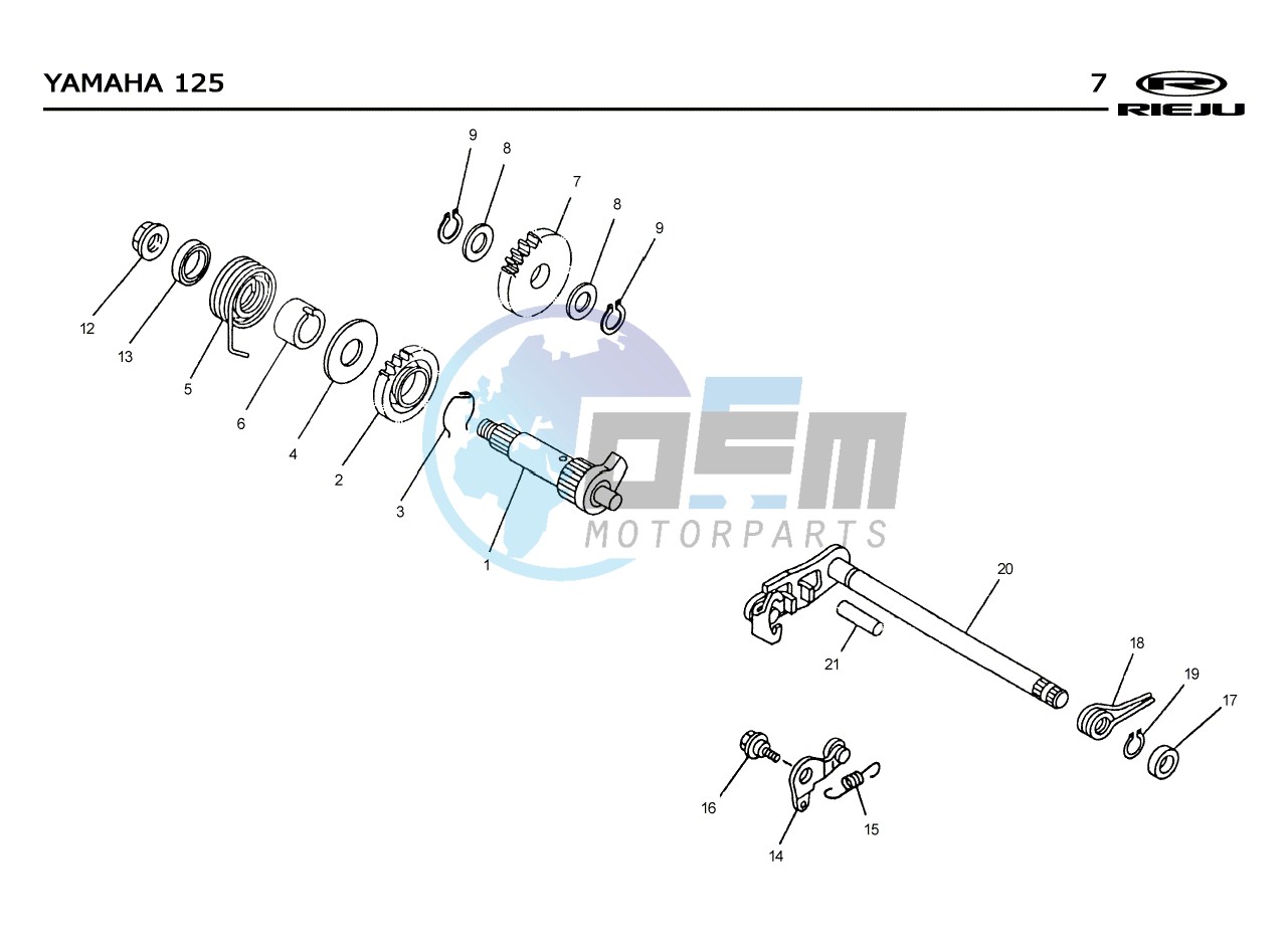 T07  GEAR SHAFT