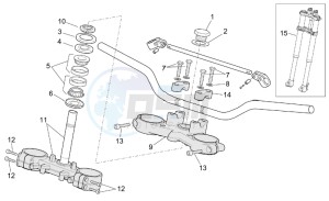 RX 50 racing 2003 drawing Front fork I