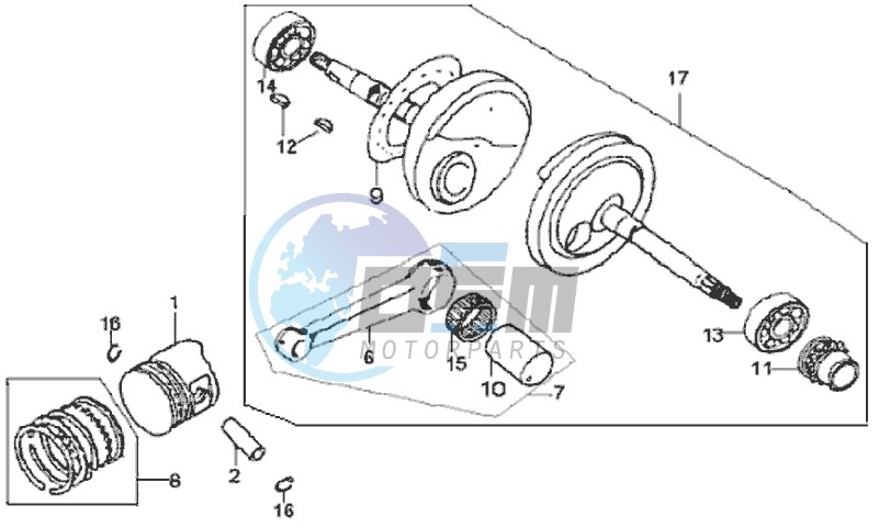 PISTON / CRANKSHAFT