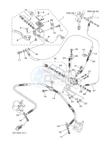 YFM350R YFM350RB RAPTOR 350 (10P9 10P9) drawing FRONT MASTER CYLINDER