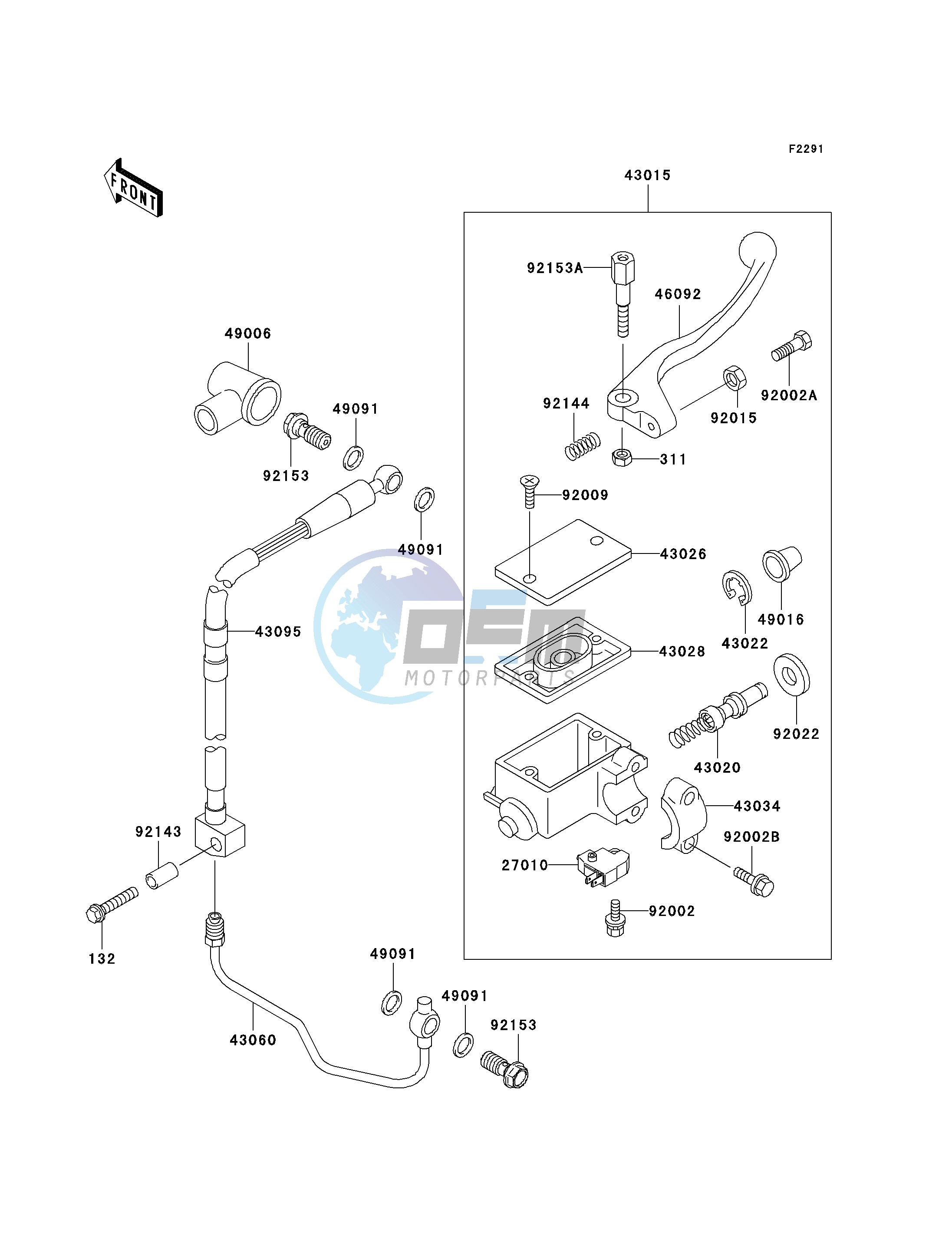 FRONT MASTER CYLINDER