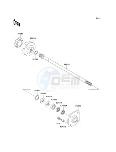 JT 1500 A [STX-15F] (A6F-A9F) A6F drawing DRIVE SHAFT