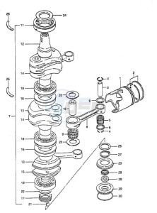 DT 55 drawing Crankshaft