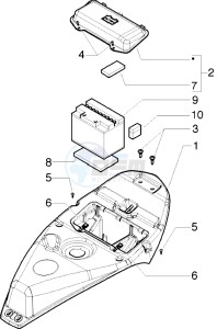 ICE 50 drawing Undersaddle - Battery