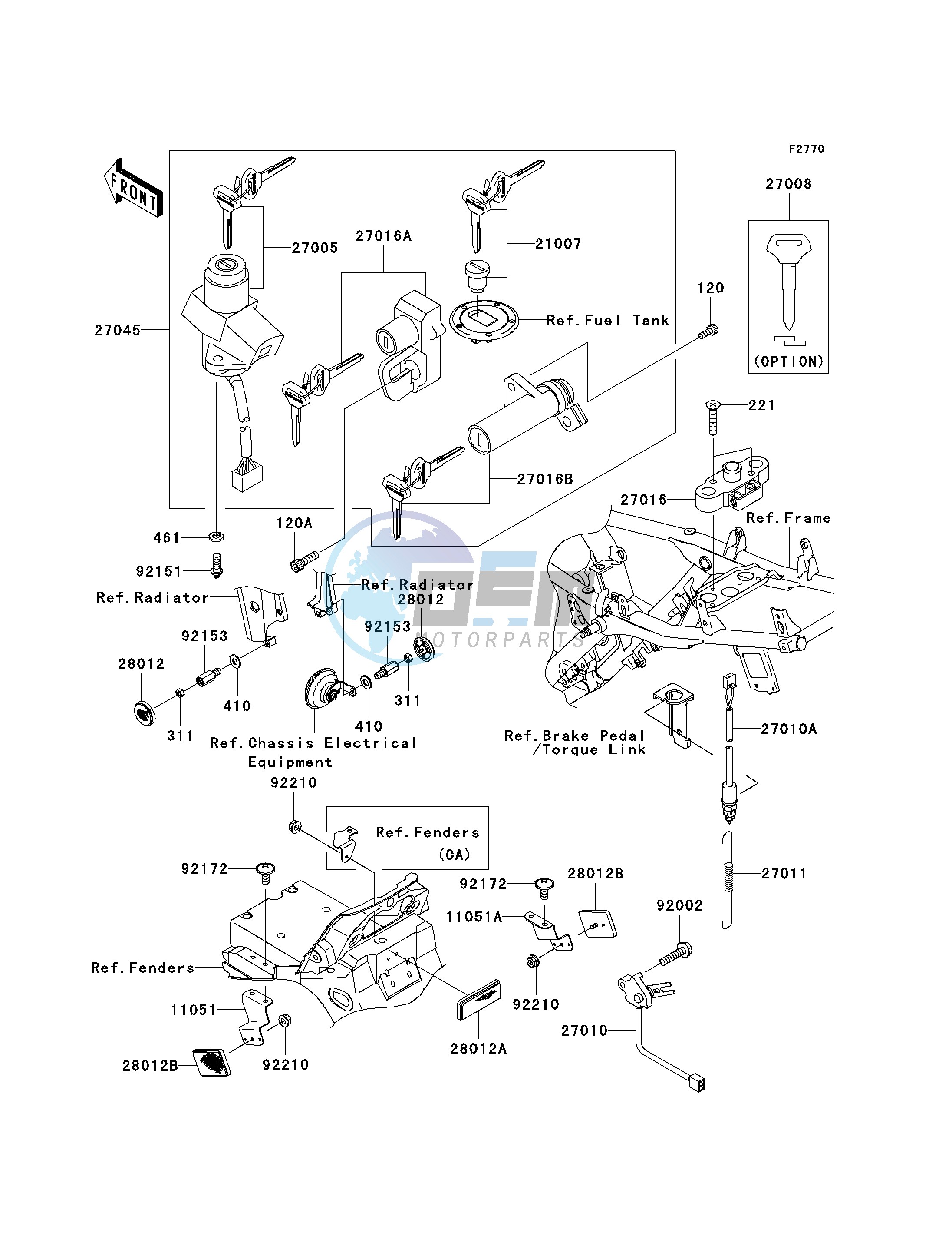 IGNITION SWITCH_LOCKS_REFLECTORS