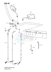 VZ800 (E3-E28) MARAUDER drawing HANDLEBAR