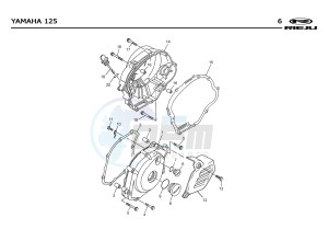 SMX 125 4T drawing T06  CRANKCASE COVERS