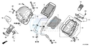 CBR250RAD CBR250R ABS 2E - (2E) drawing AIR CLEANER