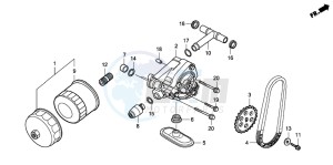 VT750CA drawing OIL PUMP