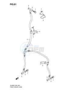 DL650 (E2) V-Strom drawing FRONT BRAKE HOSE (DL650K7 K8 K9 L0 UEL0)