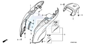 SH300AR9 France - (F / ABS CMF SPC TBX) drawing BODY COVER