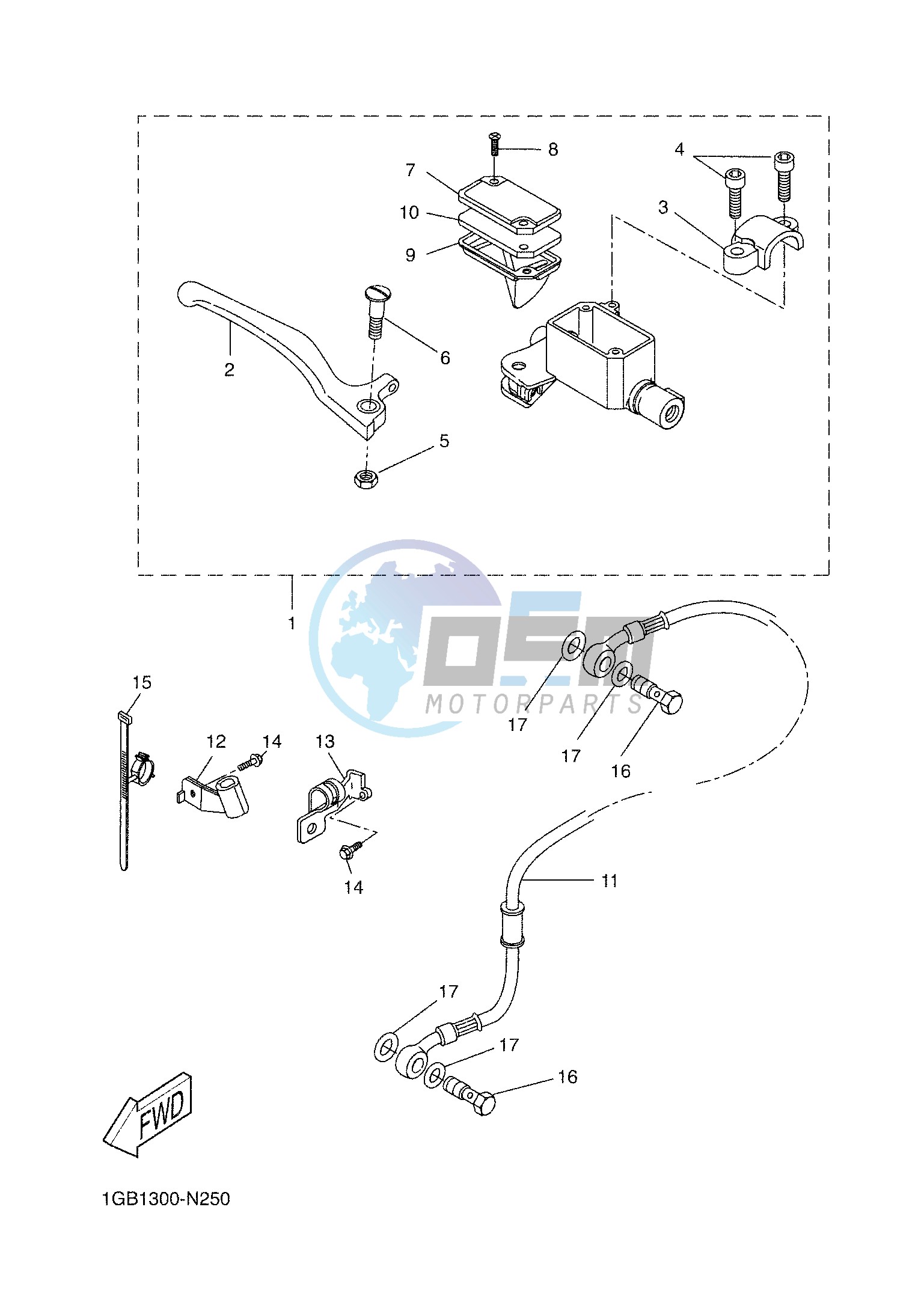 FRONT MASTER CYLINDER