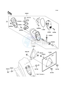 VN1600_CLASSIC VN1600-A3H GB XX (EU ME A(FRICA) drawing Taillight(s)