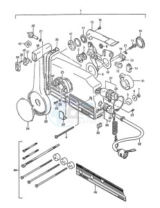 DT 85 drawing Remote Control (1988 to 1992)